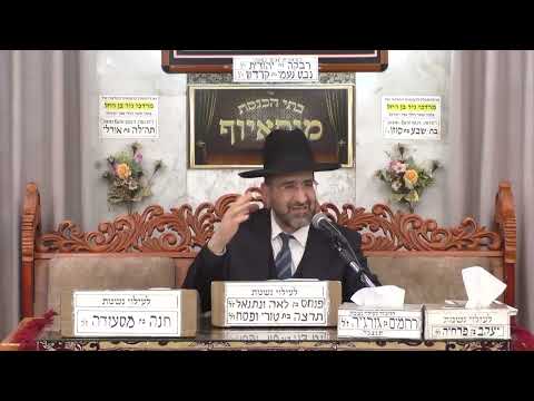 הרב אייל שרגא  •  הלילה הקדוש ביותר בשנה  •  ליל הסדר כהלכתו