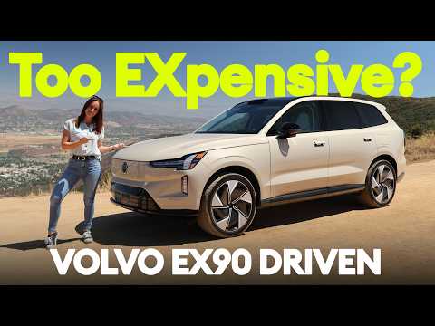 Too EX-pensive? New Volvo EX90 7-seater FIRST DRIVE! | Electrifying