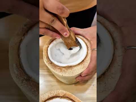 태국에서 코코넛 아이스크림을 주문하면 생기는 일