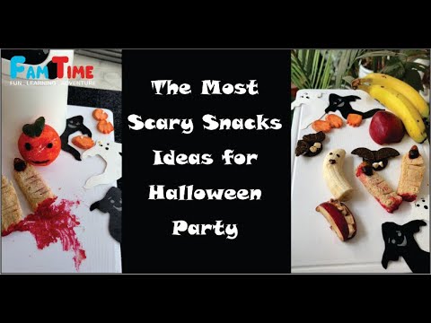 Easy Halloween Party Snacks |Kids Healthy Halloween Snacks |Fruit Platter #halloween #snacks #fruit 