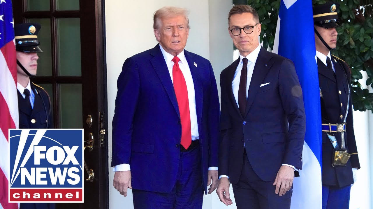 WATCH LIVE: President Donald Trump greets Finnish President Alexander Stubb at the White House