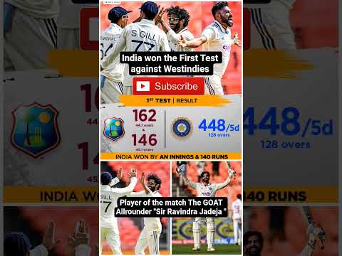 IND VS WI -2025 Test series