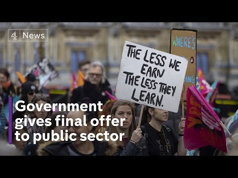 Sunak offers pay rise to millions of public sector workers