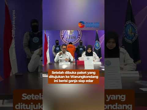 BNNK Cianjur Amankan Empat Kilogram Ganja Asal Sumatera Utara #narkobaberbahaya #shorts
