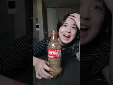コーラに牛乳を入れると透明になる？#ハクマイン#鬼滅の刃#もんた#今日好き#ライフハック