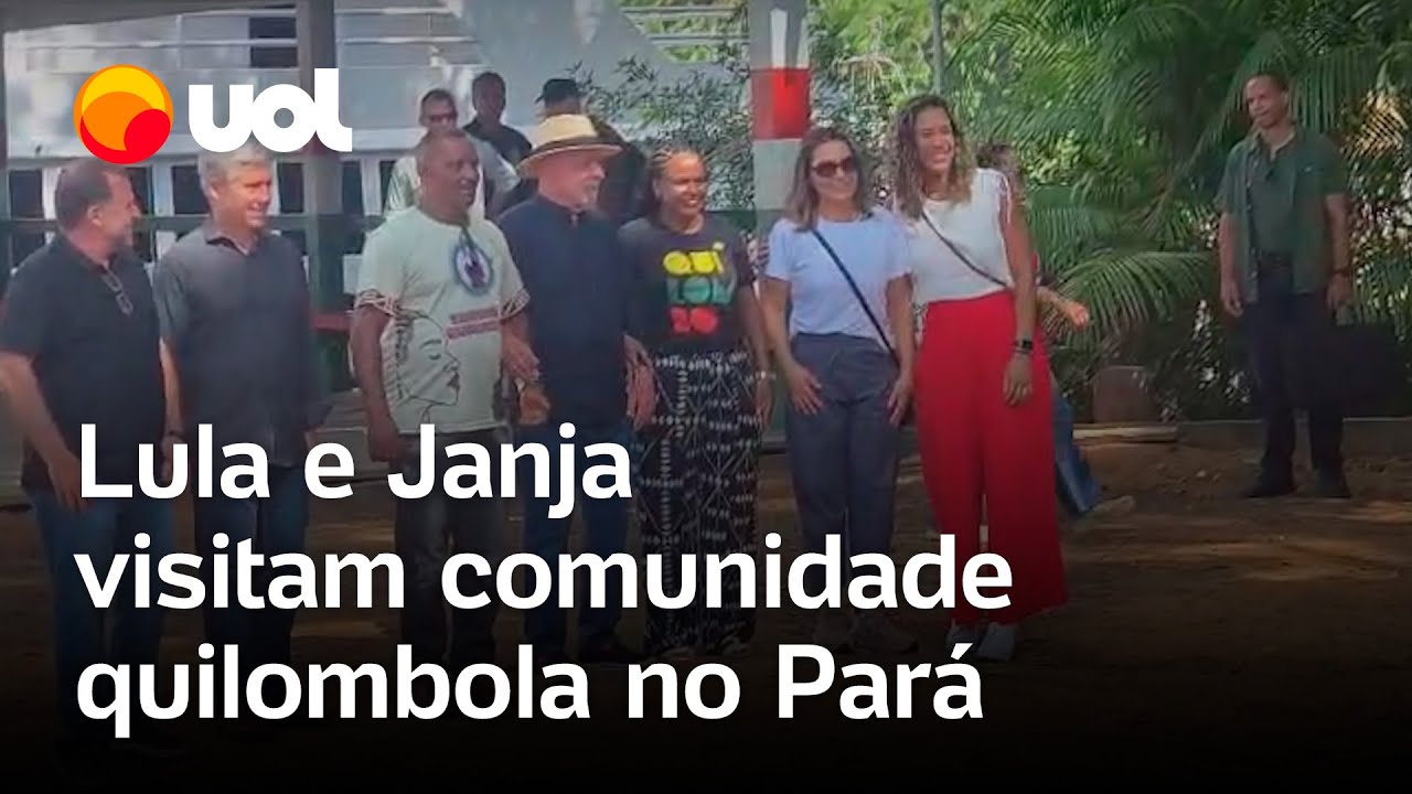 Lula e Janja visitam comunidade quilombola no Pará às vésperas da COP30 em Belém  TV Online Lula e Janja visitam comunidade quilombola no Pará às vésperas da COP30 em Belém