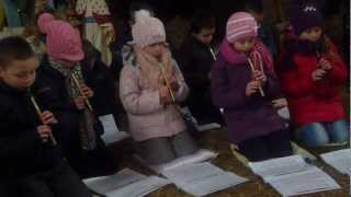 Kolędy zagrane w kościele w Rychlikach. 2012