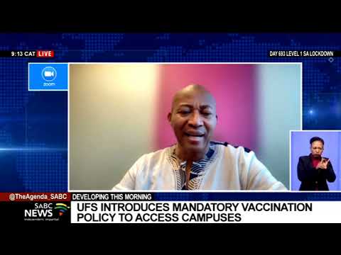 2022 Academic Year | UFS students unhappy with mandatory vaccination policy: Temba Hlasho