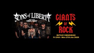 Sons of Liberty: Live @ Giants of Rock, January 2020