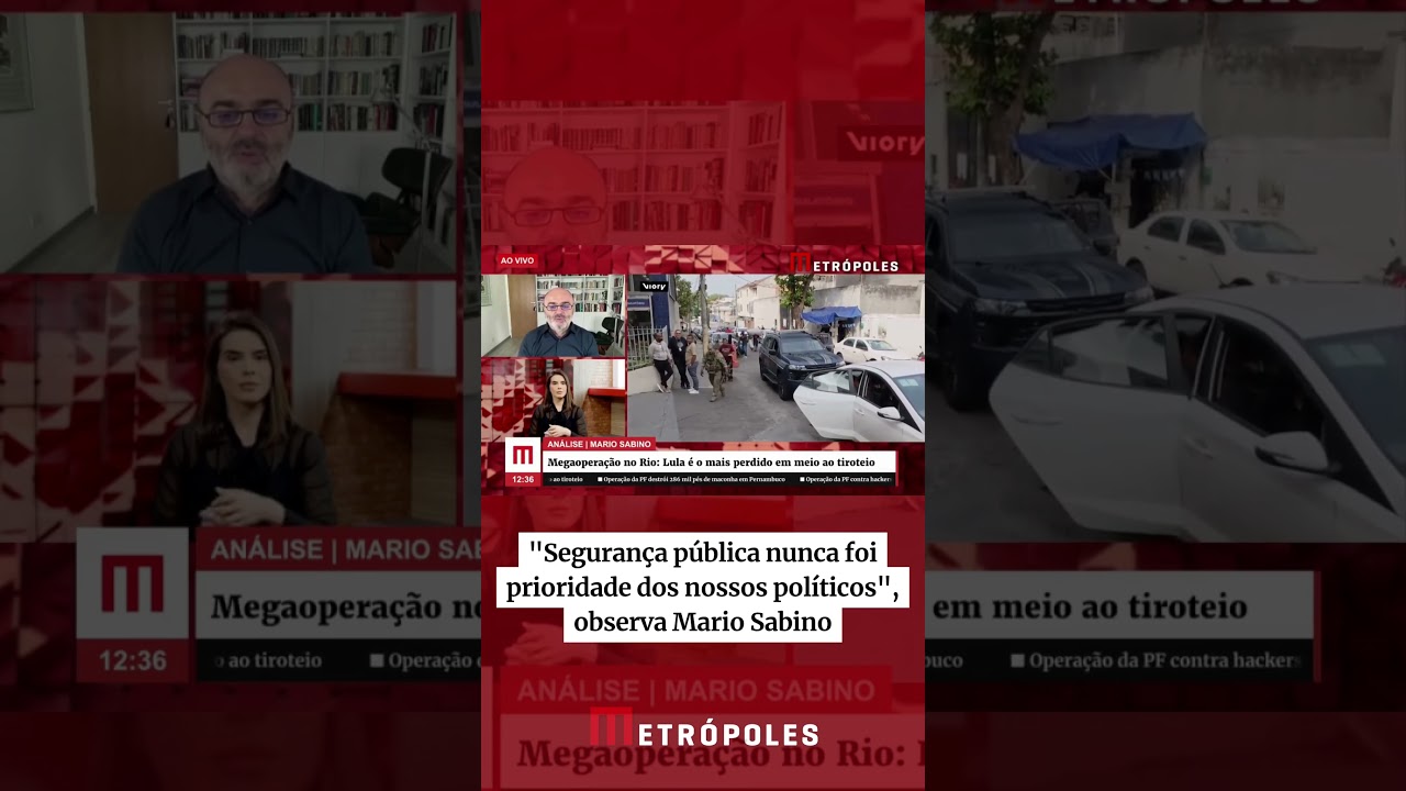 Segurança pública nunca foi prioridade dos nossos políticos observa Mario Sabino  TV Online Segurança pública nunca foi prioridade dos nossos políticos observa Mario Sabino