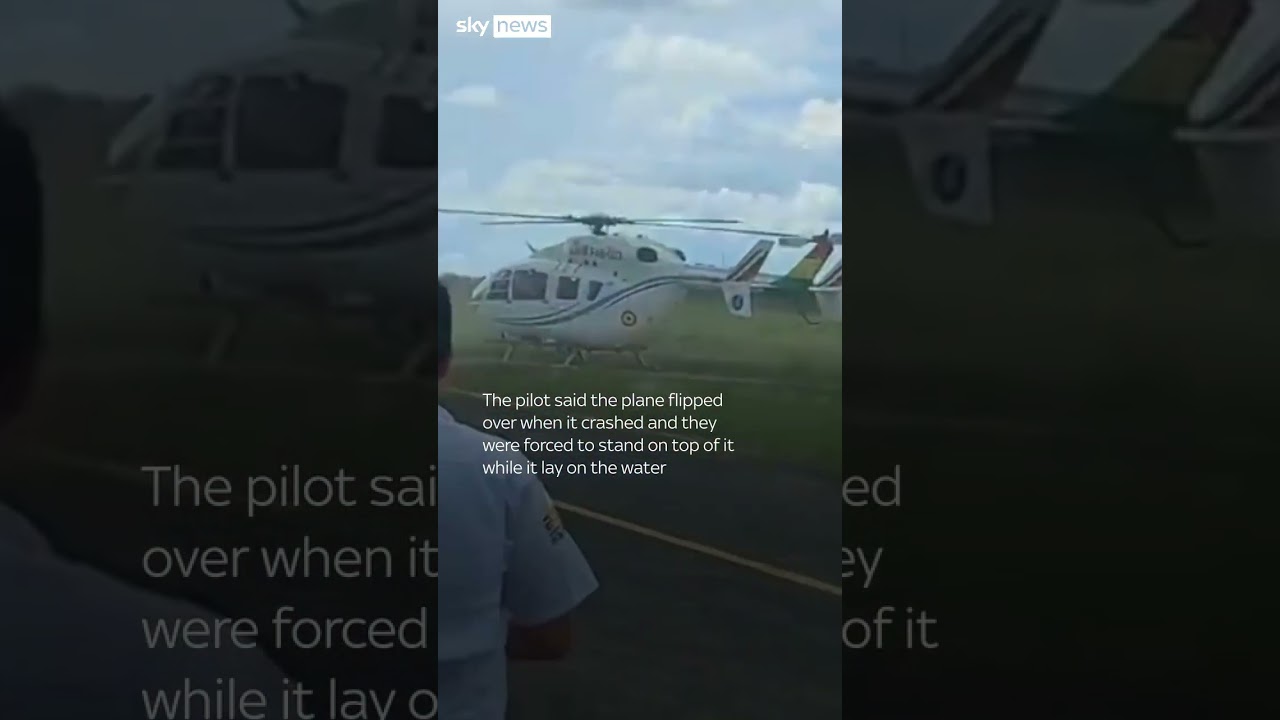 Plane crashes in alligator infested swamp