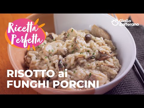 RISOTTO ai FUNGHI PORCINI🍄🍂😍 la RICETTA PERFETTA di GIALLOZAFFERANO✨