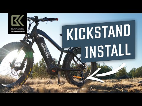 How to install the kickstand on your Bakcou Electric Bike