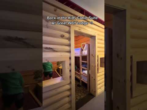 Our fav room at Great Wolf Lodge! #family #travel #hotel #room #resort #greatwolflodge #momlife