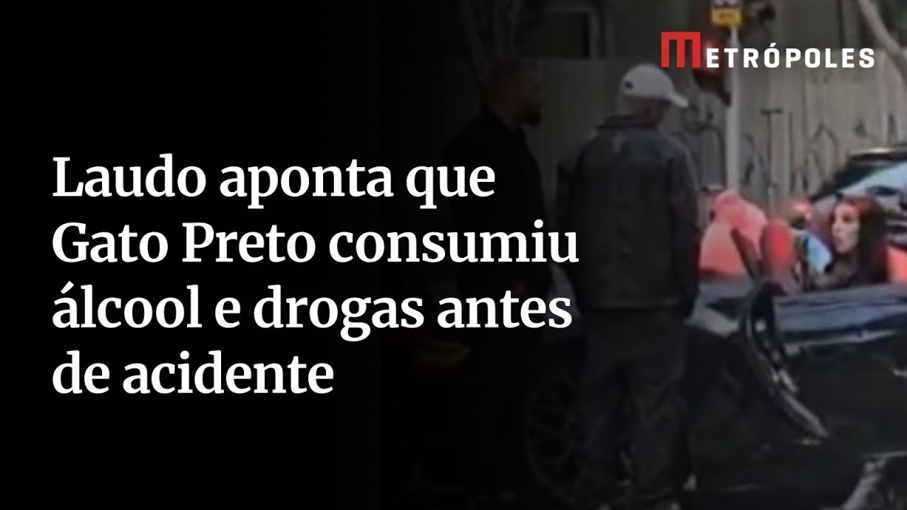 Laudo aponta que Gato Preto consumiu álcool e drogas antes de acidente