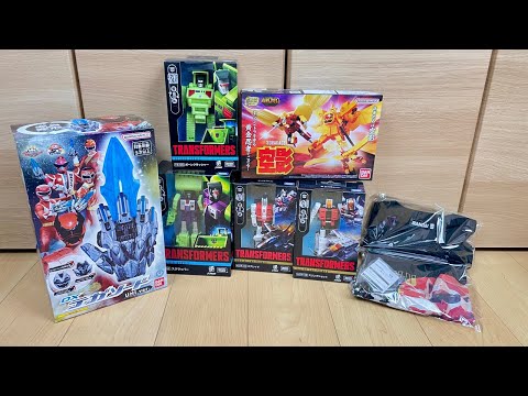 【開封最速レビュー】SMP空影、テガソードUNI、ゴジュウジャーTシャツ、ボーンクラッシャー、スクラッパー、エアレイド、スリングショットで遊んでみた