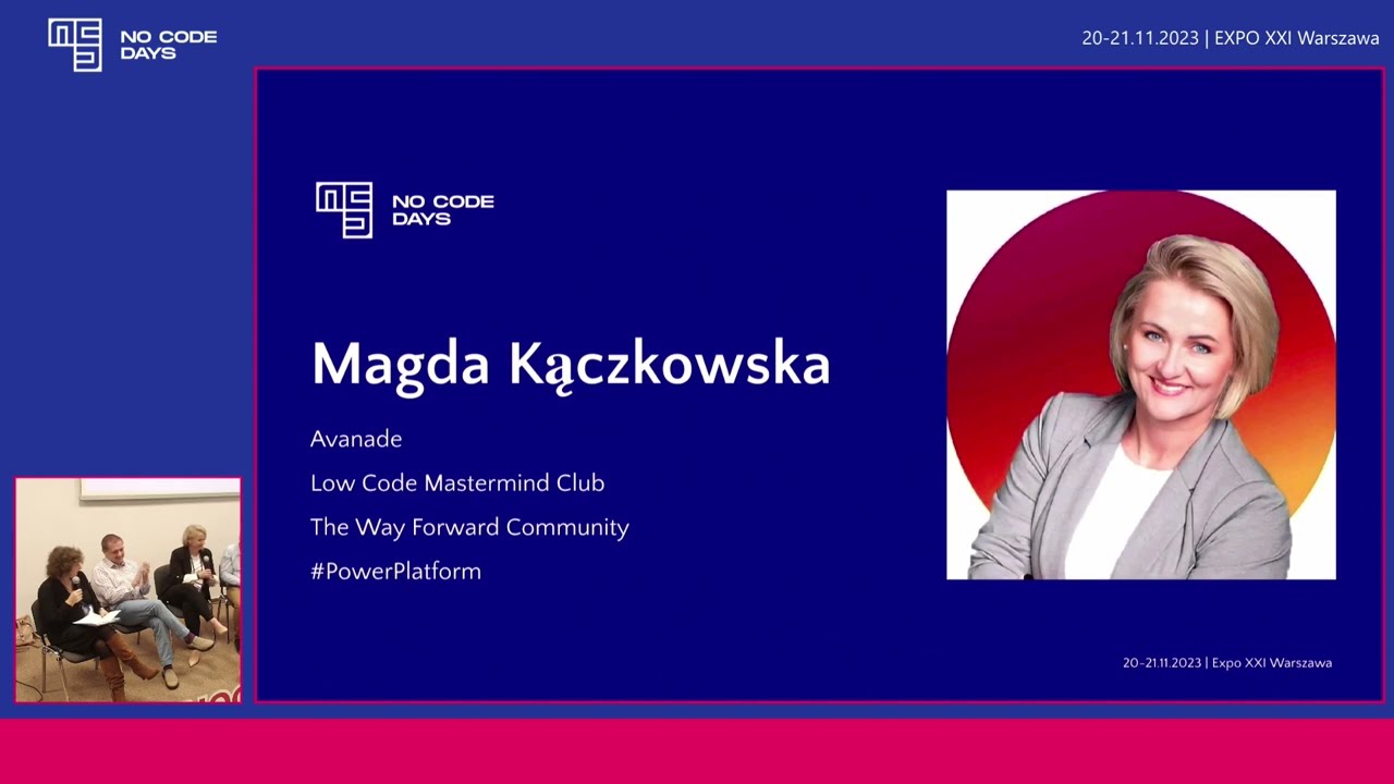 No Code Days 2023 | Panel dyskusyjny: Jak być ambasadorem w czasach zmiany?