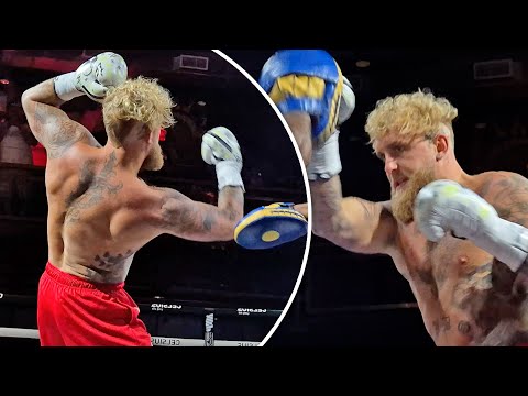 MUSCLED UP JAKE PAUL! • FULL OPEN WORKOUT vs Julio Cesar Chavez Jr  | DAZN Boxing