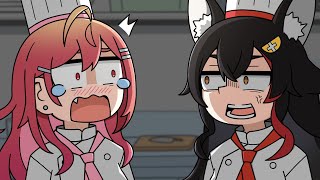 Mio has a bad mouth when become a head chef【Hololive Animation｜Eng sub