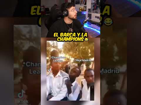 EL BARÇA Y LA CHAMPIONS 😂 #barcelona #championsleague #realmadrid #memes #lacobra #barca #madrid