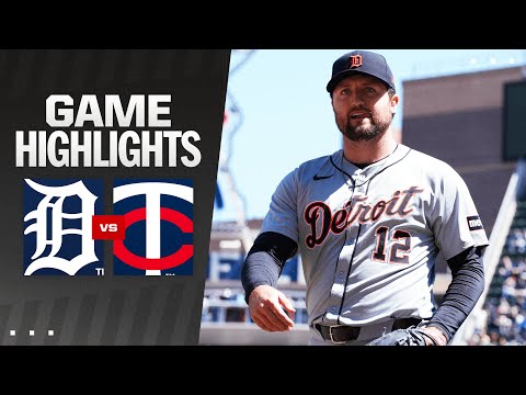Tigers vs. Twins Game Highlights (4/21/24) | MLB Highlights video clip
