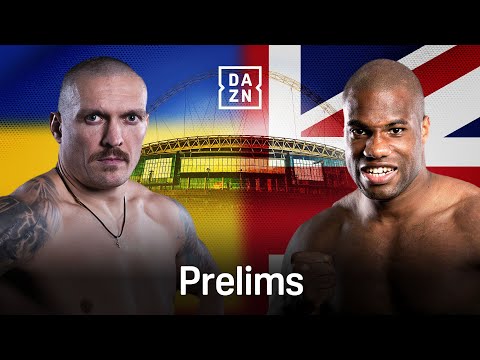 OLEKSANDR USYK VS. DANIEL DUBOIS 2 PRELIMS LIVESTREAM
