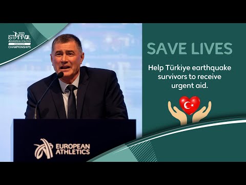 European Athletics to support earthquake recovery efforts at Istanbul 2023