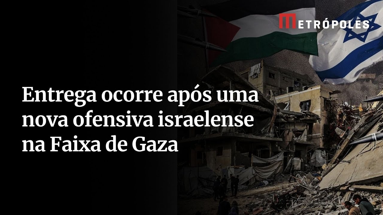 Hamas entrega 2 corpos de reféns israelenses em meio a cessarfogo  TV Online Hamas entrega 2 corpos de reféns israelenses em meio a cessar fogo