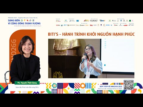 INNO2GG 2025 | Khởi Nguồn Hạnh Phúc, Hành Trình Từ Bên Trong Của Biti's - Diễn giả: Minh Giang