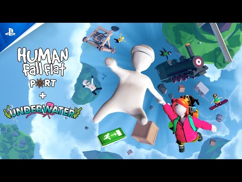Human: Fall Flat - Free Level Underwater Launch Trailer | PS5 & PS4 Games