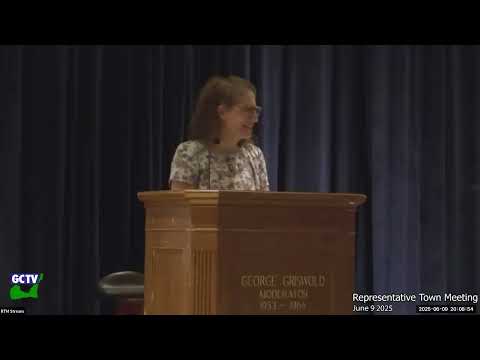 Representative Town Meeting, June 9, 2025