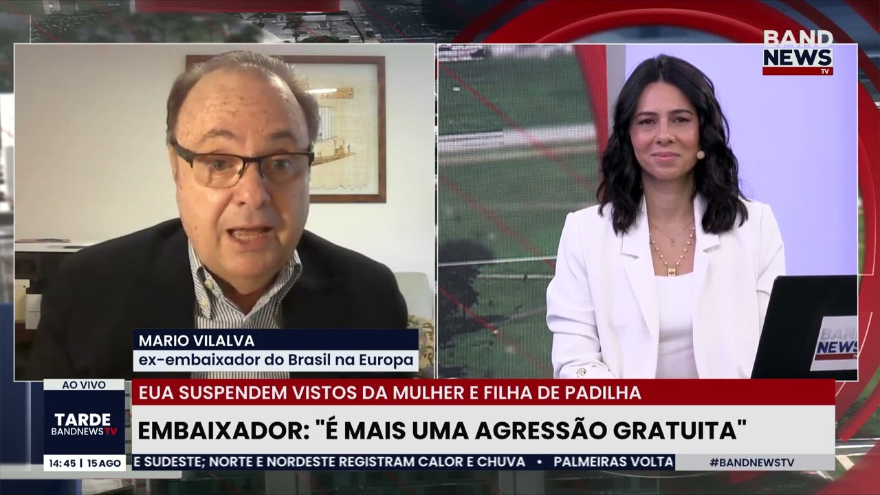 EUA suspendem vistos da mulher e filha de Padilha | BandNews TV