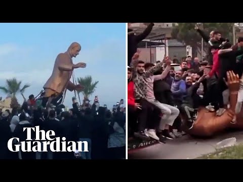 Assad statues toppled across Syria as government collapses