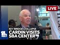 LIVE: Sen. Ben Cardin visits Business Recovery Center after Key Bridge collapse - wbaltv.com