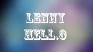 Lenny - Hell.o - Lyrics
