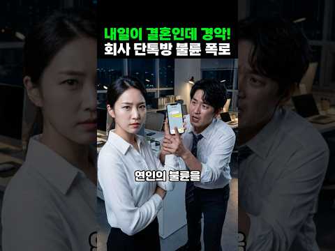 <strong>다음날</strong> 결혼인데 회사 단톡방 불륜 폭로 그최후는