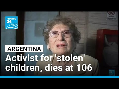 Rosa Roisinblit, activist for Argentina's 'stolen' children, dies at 106 • FRANCE 24 English