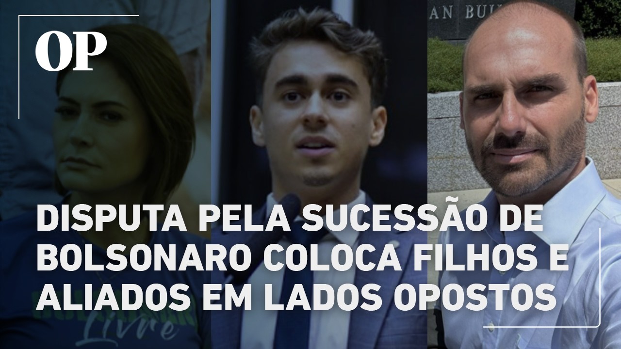 Disputa pela sucessão de Bolsonaro coloca filhos e aliados em lados opostos