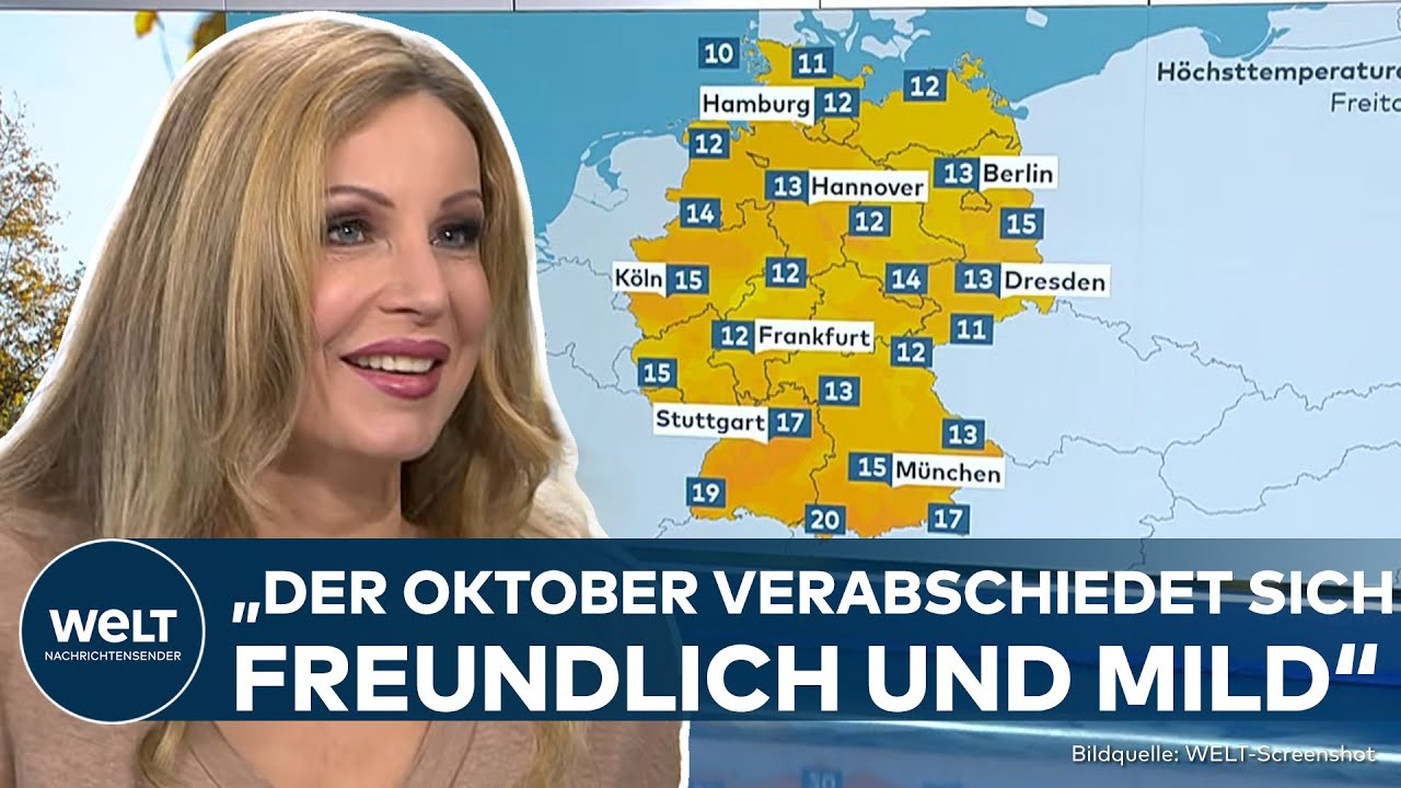 BYE BYE OKTOBER: Der Herbst verabschiedet sich mild - viel Sonnenschein und kaum Regen!