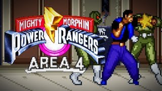 Area 4 - Ranger Preto Zack vs. Genie - Mighty Morphin Power Rangers (SNES)