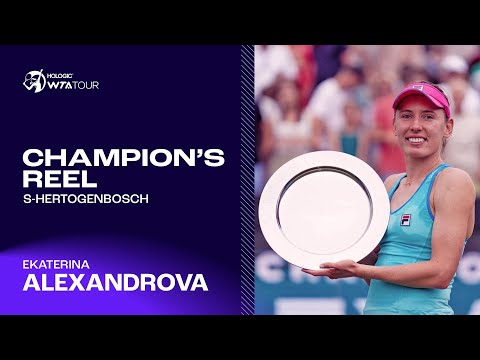 TOP PLAYS from Ekaterina Alexandrova's s-Hertogenbosch title defense! 🏆🛡️