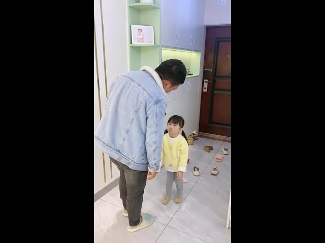 每次回家亂丟鞋，看爸爸如何教育的 #喜愛度激勵計劃 #快成長計劃 #潮流生活成長之星