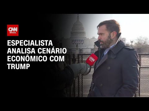 Especialista analisa cenário econômico com Trump | CNN NA POSSE DE TRUMP