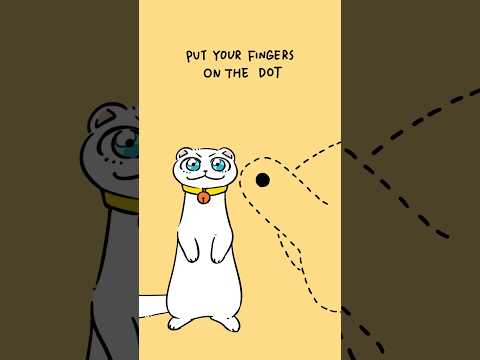 Put your finger on,you will get a surprise! #animation #cute #fingergames