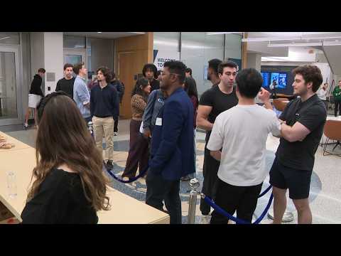 GWU students pitch <strong>their</strong> business
