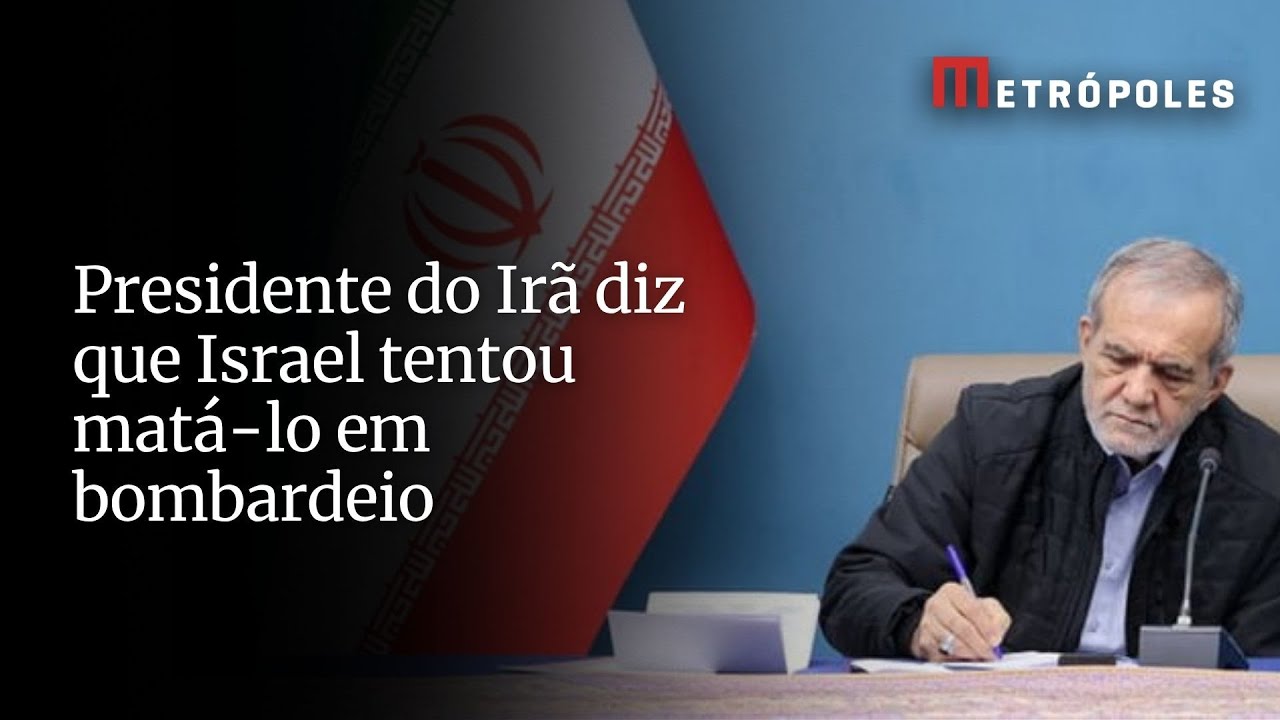 Presidente do Irã diz que Israel tentou matá lo em bombardeio