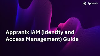 Appranix IAM (Identity and Access Management) Guide