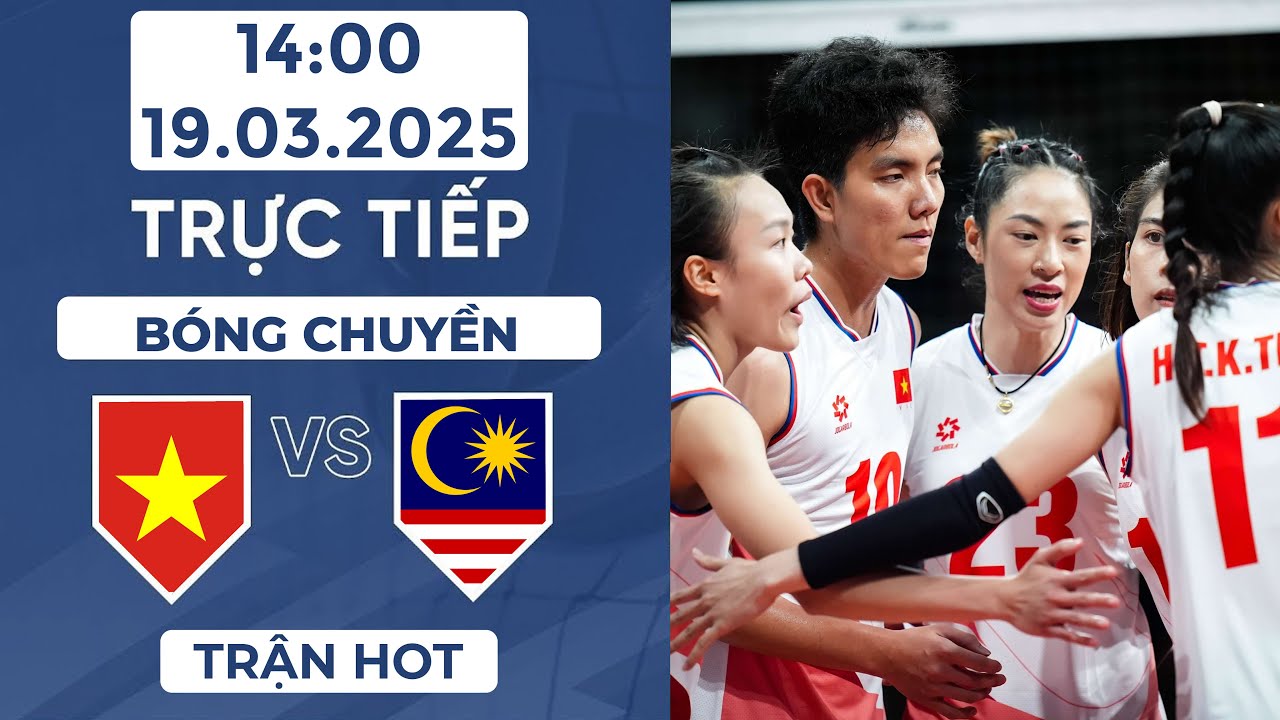 🔴 Bóng Chuyền | Việt Nam Vs Malaysia | Bích Tuyền Khẳng Định Đẳng Cấp Đối Chuyền Số 1 Đông Nam Á