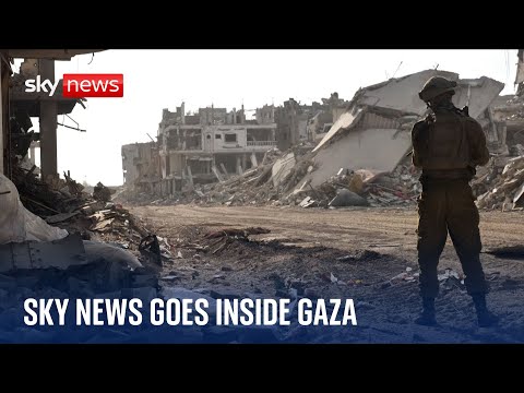 Sky News enters Gaza, witnessing tunnels under kid's bedrooms & silent streets | Israel-Hamas war