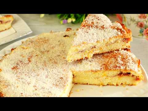 Нежная Запеканка к чаю или *Деревенский Чизкейк*😊/ творожная запеканка с вареньем